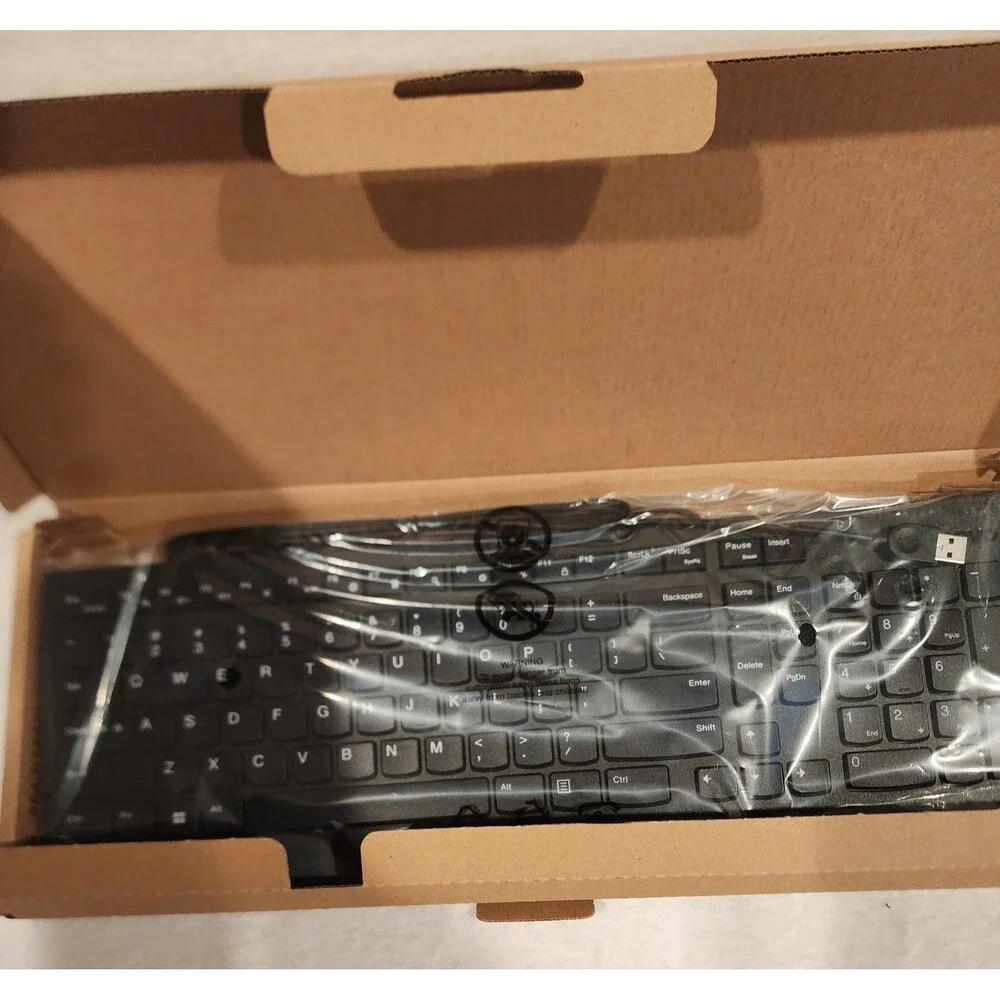New Lenovo Wired USB Calliope Desktop Keyboard